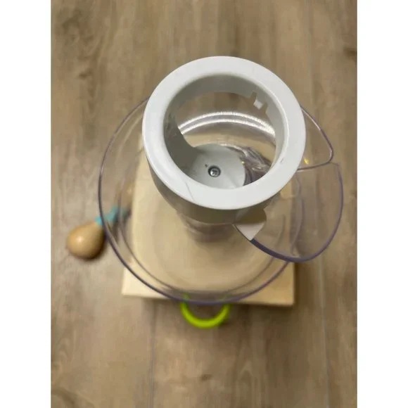 Lovevery Slide and Seek Ball Run tower and wooden rattle set - Picture 7 of 9